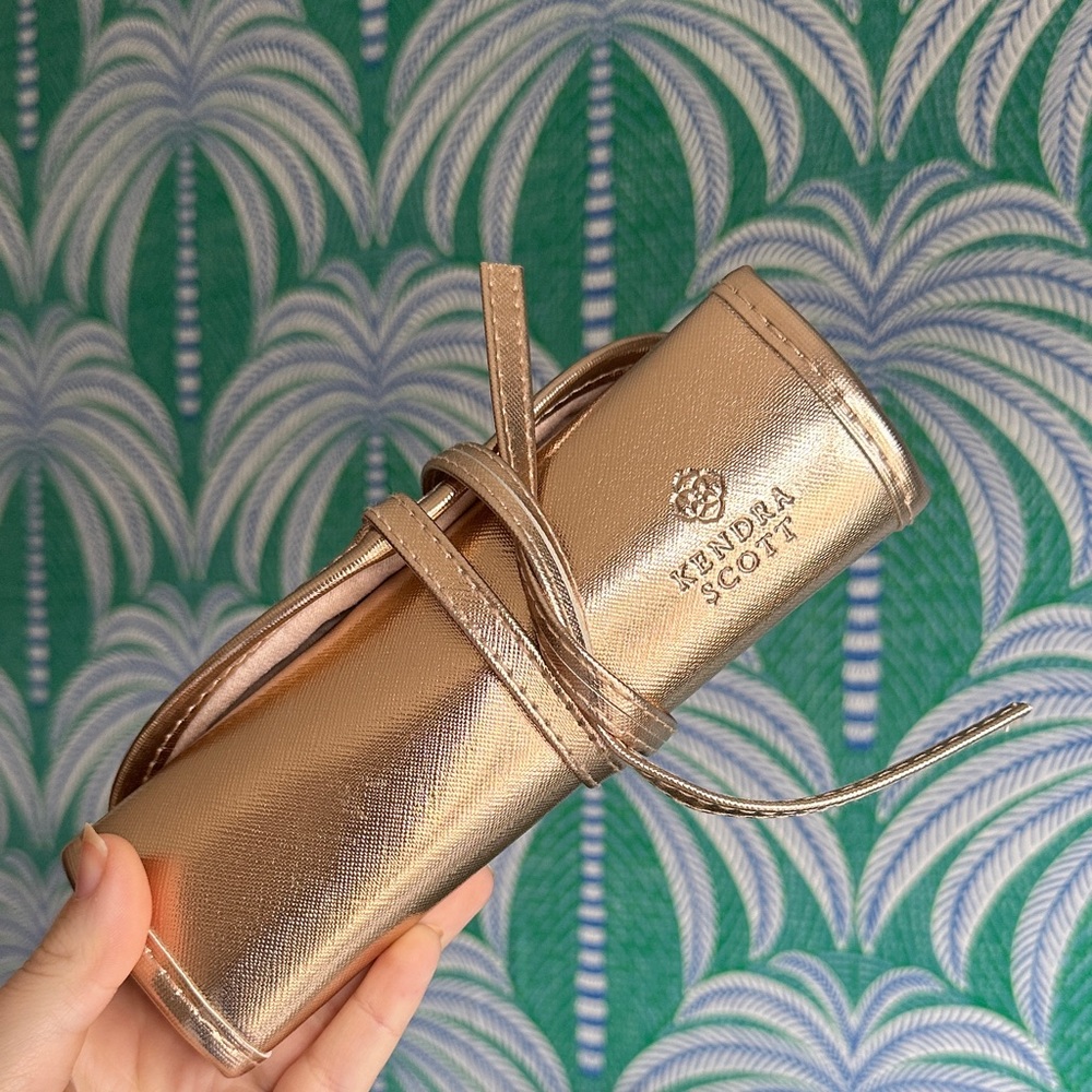 Kendra Scott Rose Gold Travel Jewelry Case